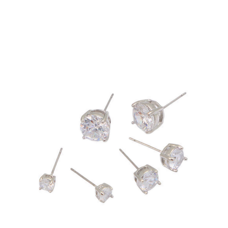 Alaynia Earrings - Silver/Cream Multi