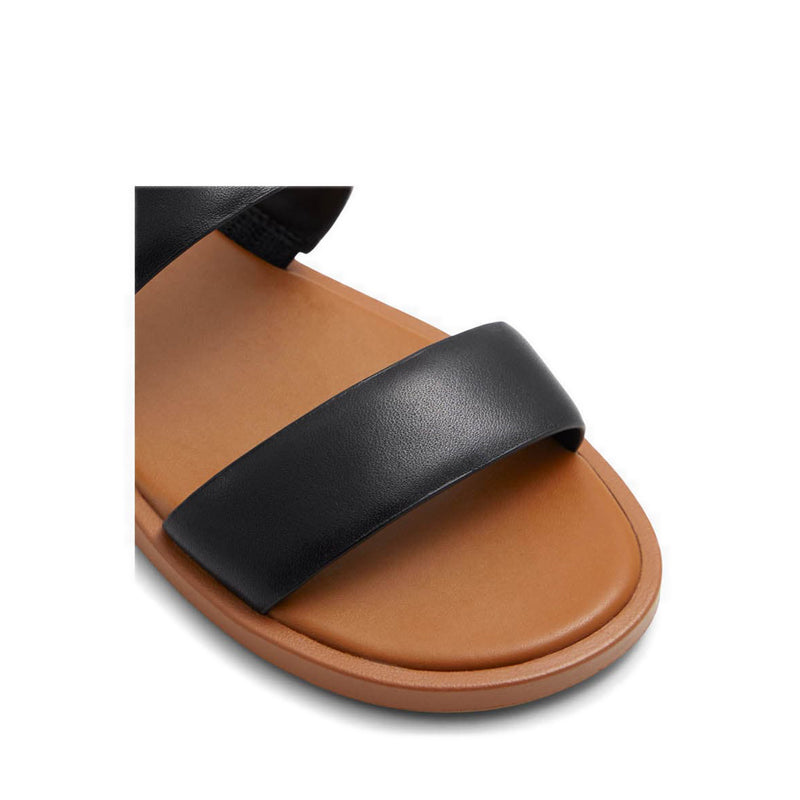 Krios Women Flat Sandal - Black