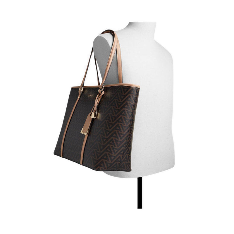 Elamaryn Women Tote Bags Brown Multi