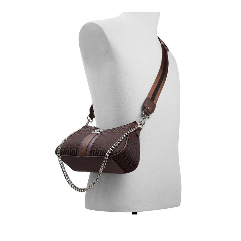 Helenisa Women's Shoulder Bag - Dark Brown