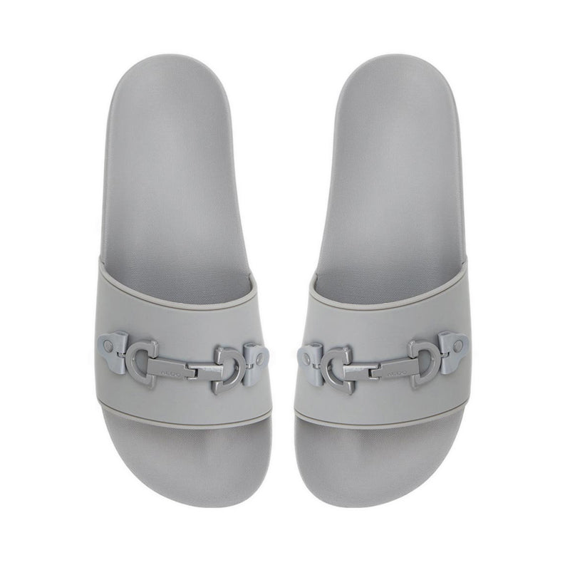 Loungeslide Men'S Flat Sandals - Grey