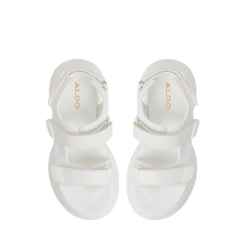 Halaleria Women'S Wedge Sandals - White