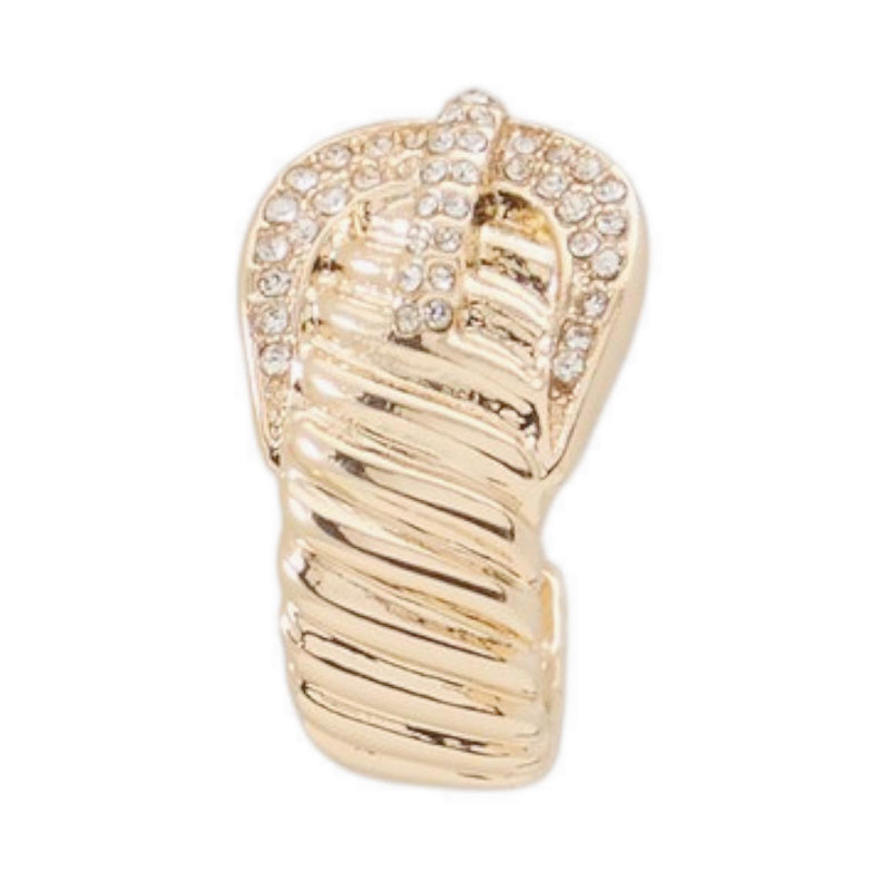 Cintura Earrings - Gold/Clear Multi