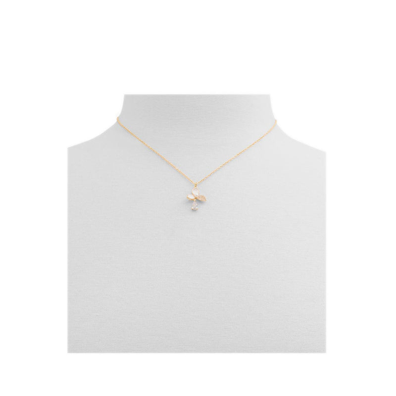 Benjaber Necklaces - Gold/Clear Multi