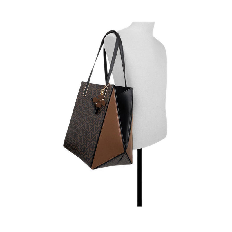 Aldo Largeprismatote Women Tote Brown Primary - Multi