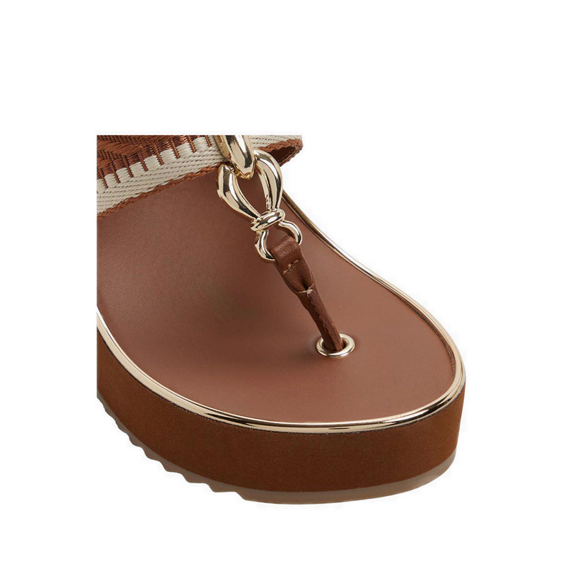 Penelopy Women's Beach Sandals - Medium Brown