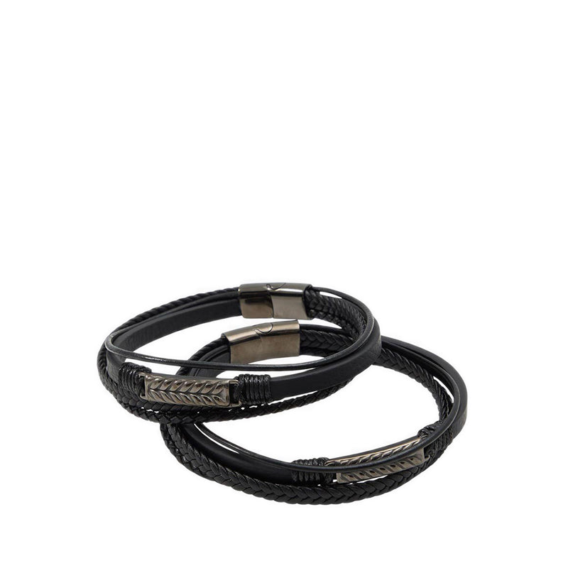 Guilio Men's Bracelets - Black