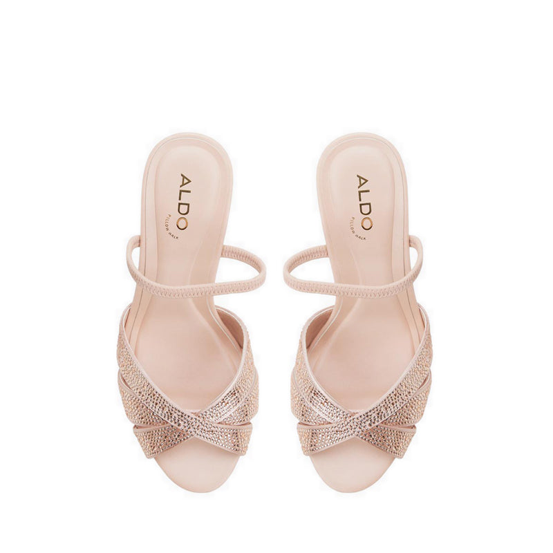 Moonlit Women's Heeled Sandals - Open Pink