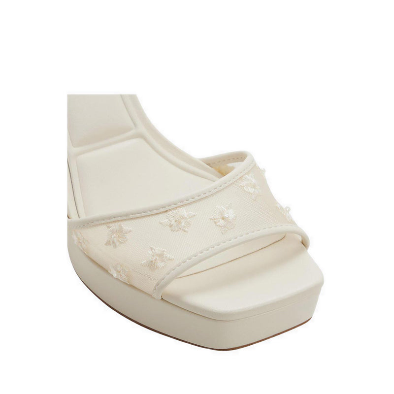 Chicglimmer Women's Heeled Sandals - Open White