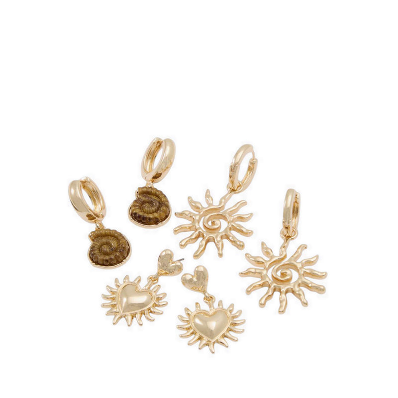 Aldo Luvshell Women's Earrings - Other Brown