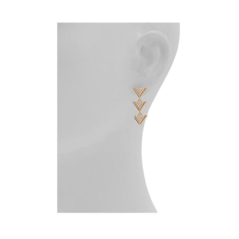 Aldo Gleamira Women's Earrings - Gold/Clear Multi
