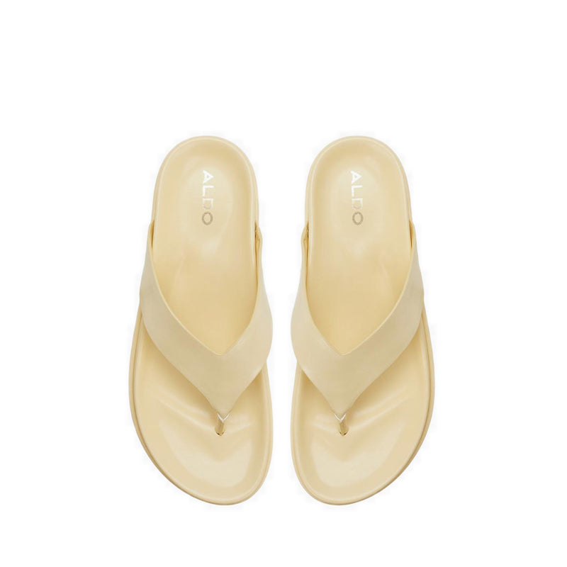 Mist Women's Footbed Sandals - Light Yellow