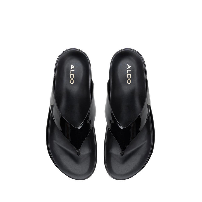 Mist Women's Footbed Sandals - Black