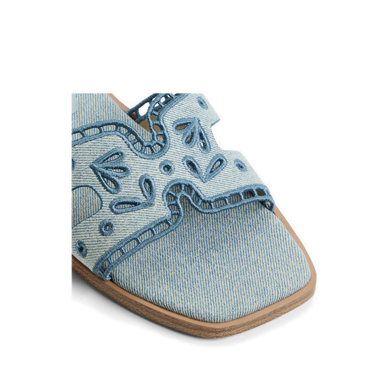 Aldo Itsandal Women's Flat Sandals - Denim