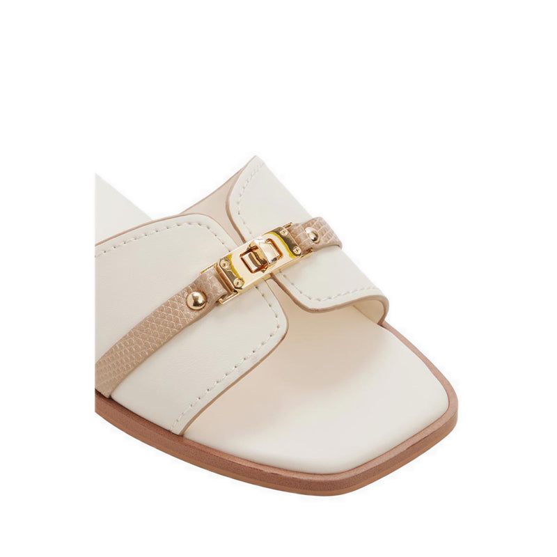 Francea Men's Flat Sandals - Cream