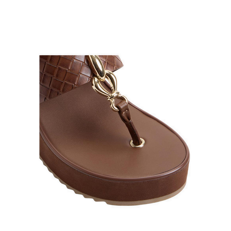 Penelopy Women's Beach Sandals - Dark Brown