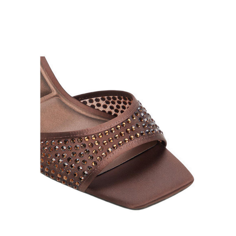 Agatha Women's Heeled Sandals - Dark Brown