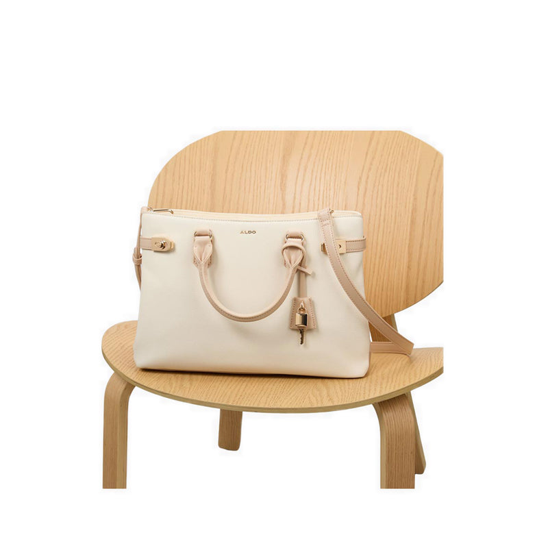 Hermynie Women's Satchel - Cream Multi