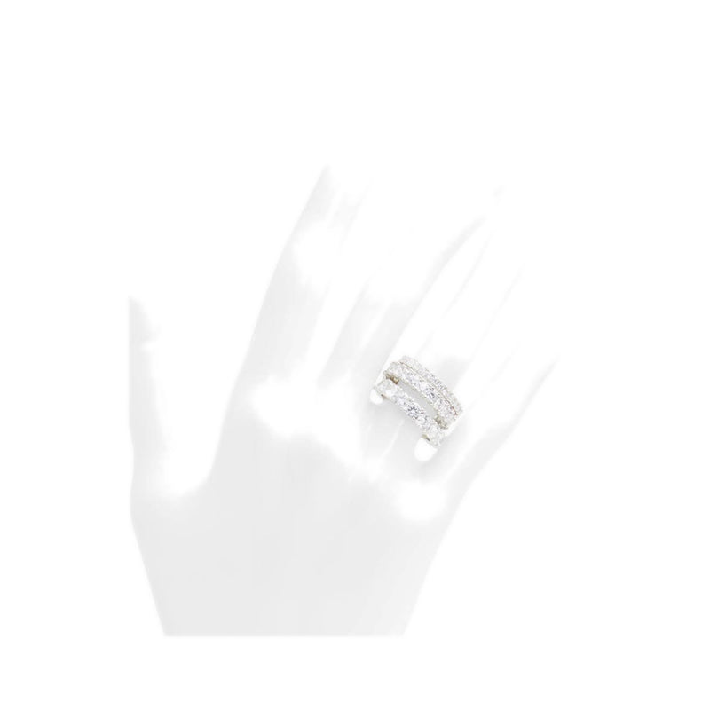 Uniawen Women Rings - Silver/Clear Multi