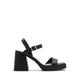 Montse Heeled Sandals - Black