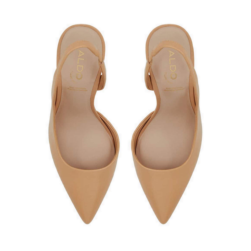Loucette Women Sling Back Pump - Dark Beige