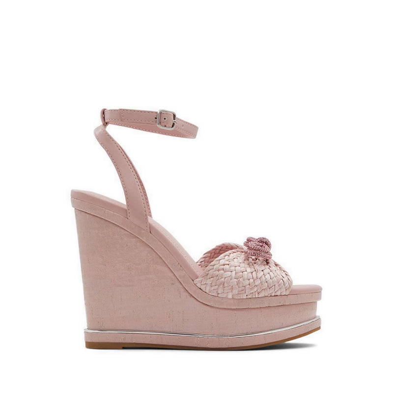Cheanwan Women Wedge Sandal - Light Pink