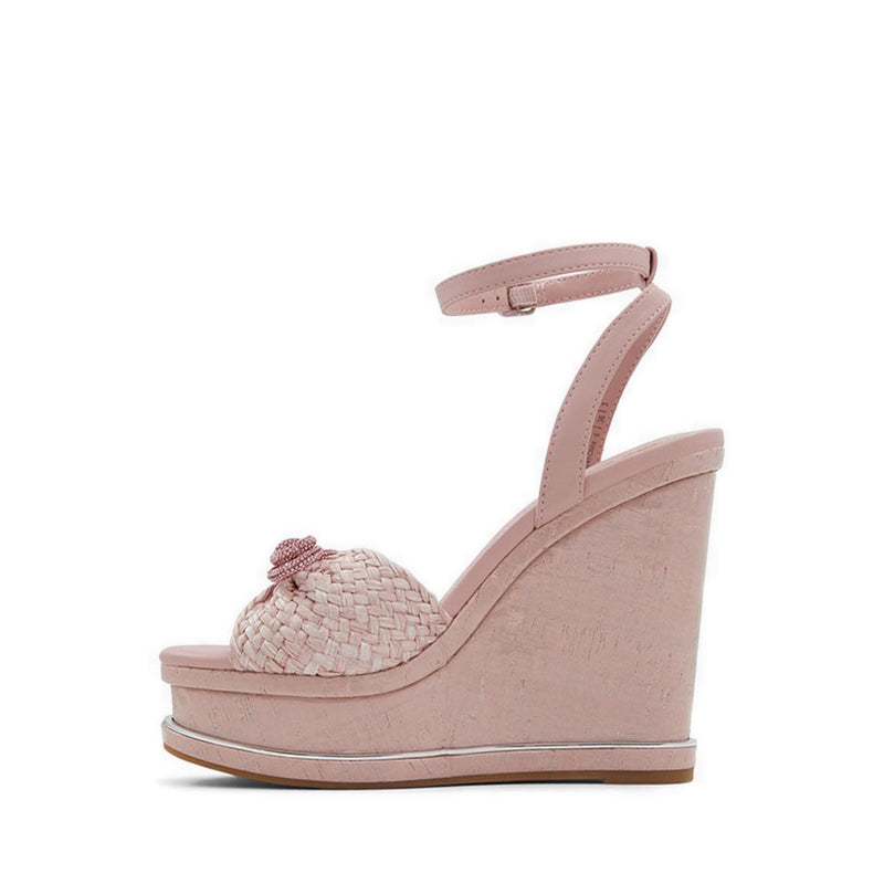 Cheanwan Women Wedge Sandal - Light Pink