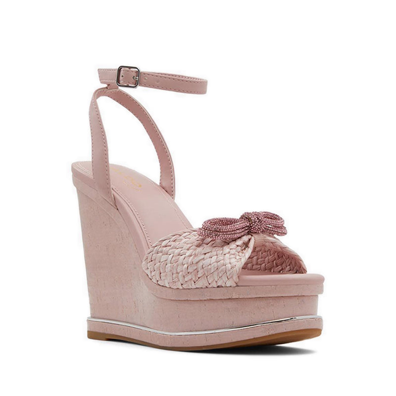 Cheanwan Women Wedge Sandal - Light Pink