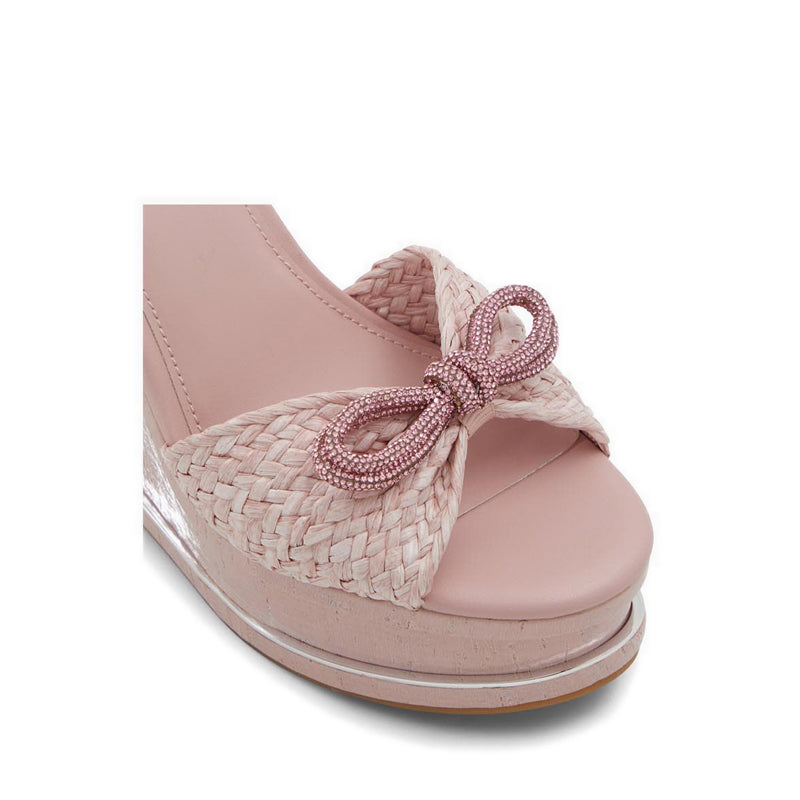 Cheanwan Women Wedge Sandal - Light Pink