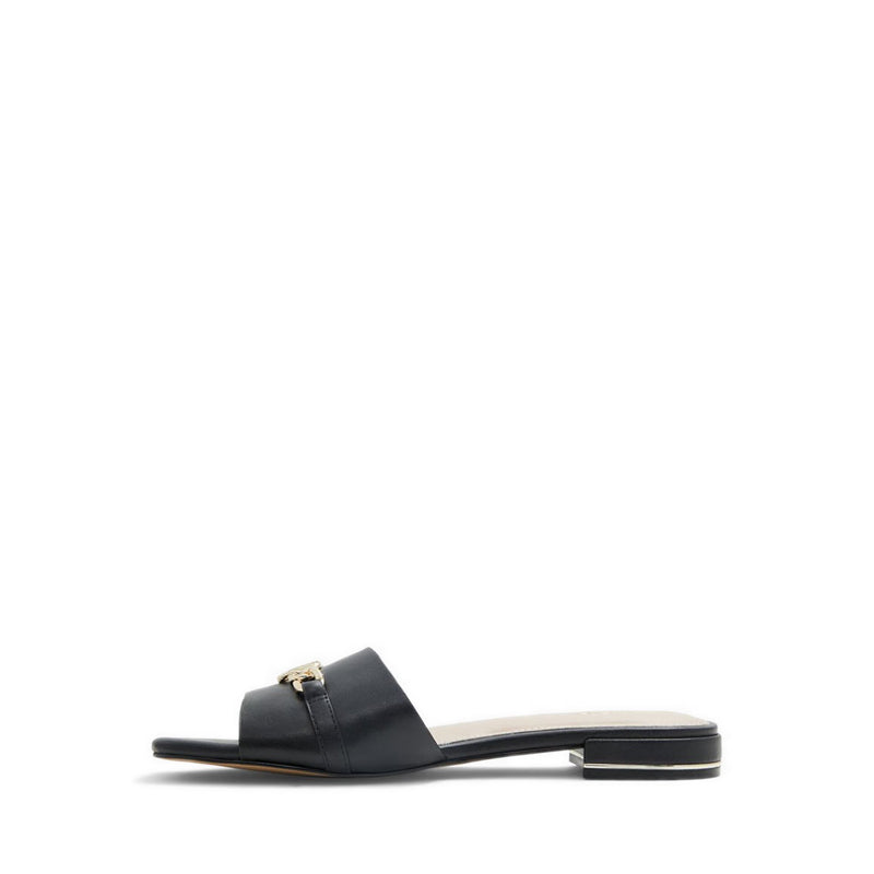 Emina Women Flat Slide Sandal - Black