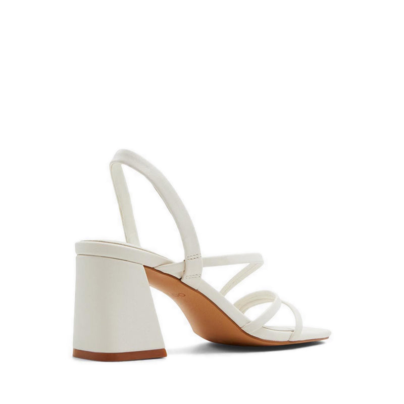 ALDO Atlanticus Women Strappy Heeled Sandal - White-Bone