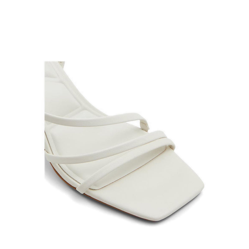 ALDO Atlanticus Women Strappy Heeled Sandal - White-Bone