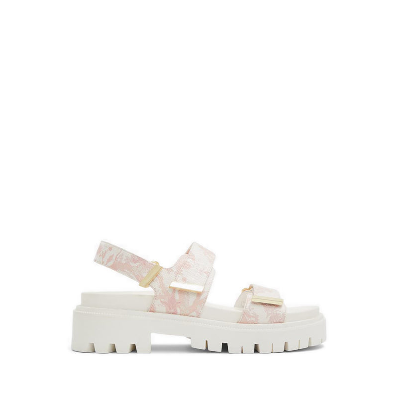 Sanddy Women Wedge Sandal - Bright Pink
