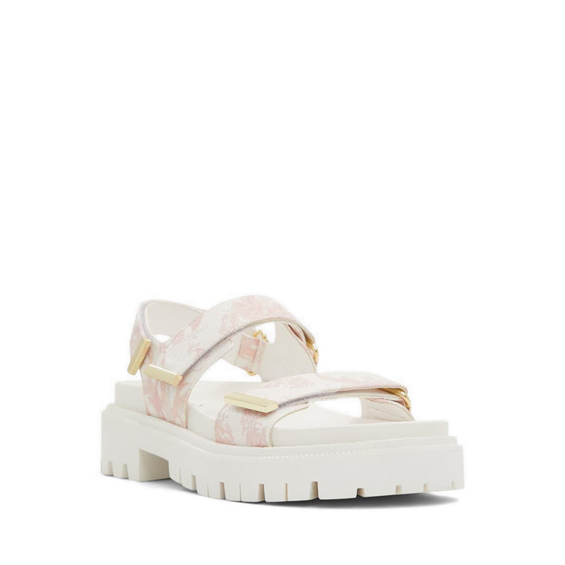 Sanddy Women Wedge Sandal - Bright Pink