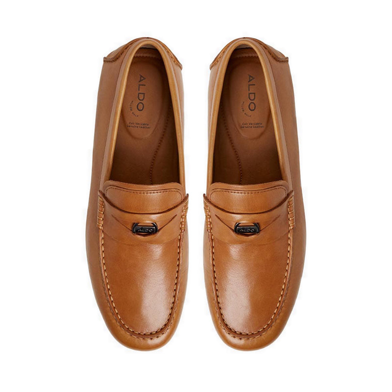 Squire Men Slip On Driving Shoe - Cognac
