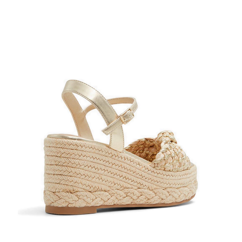 Annamarie Women Wedge Sandals - Gold