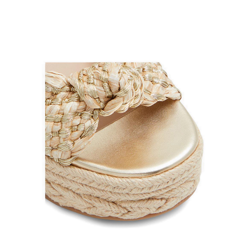 Annamarie Women Wedge Sandals - Gold