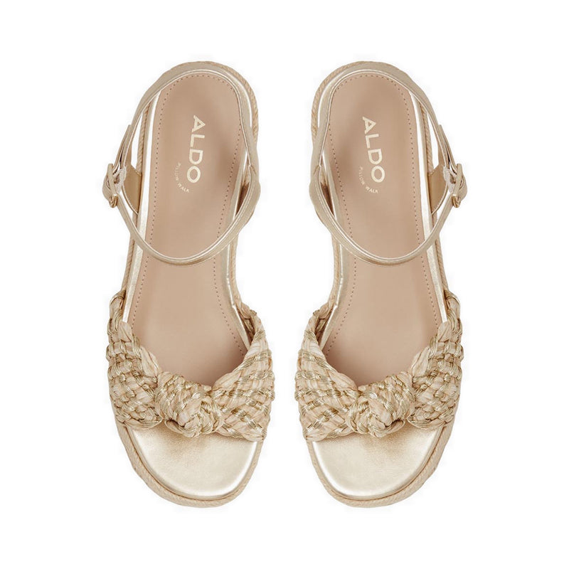 Annamarie Women Wedge Sandals - Gold