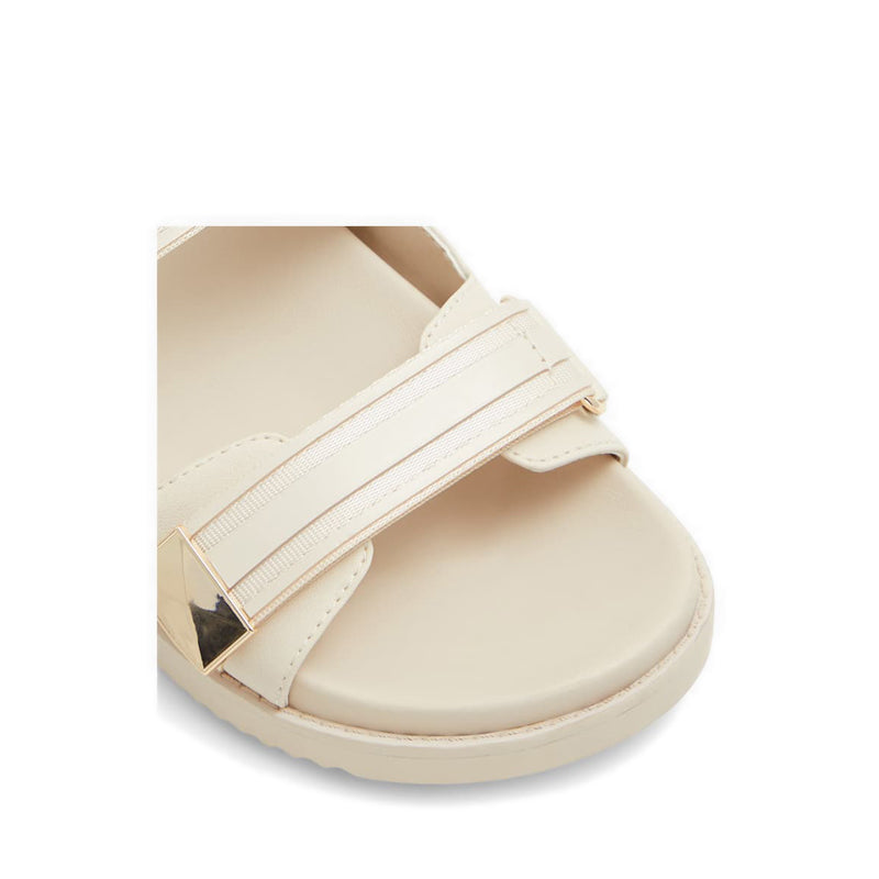 Coralina Women Strappy Flat Sandal - White