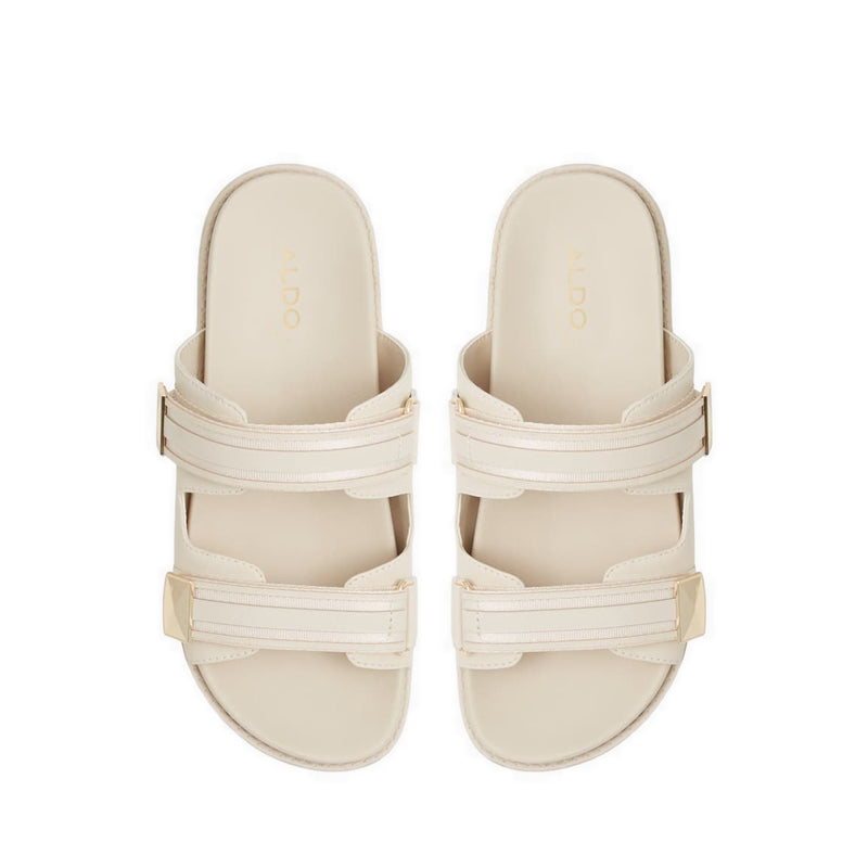 Coralina Women Strappy Flat Sandal - White