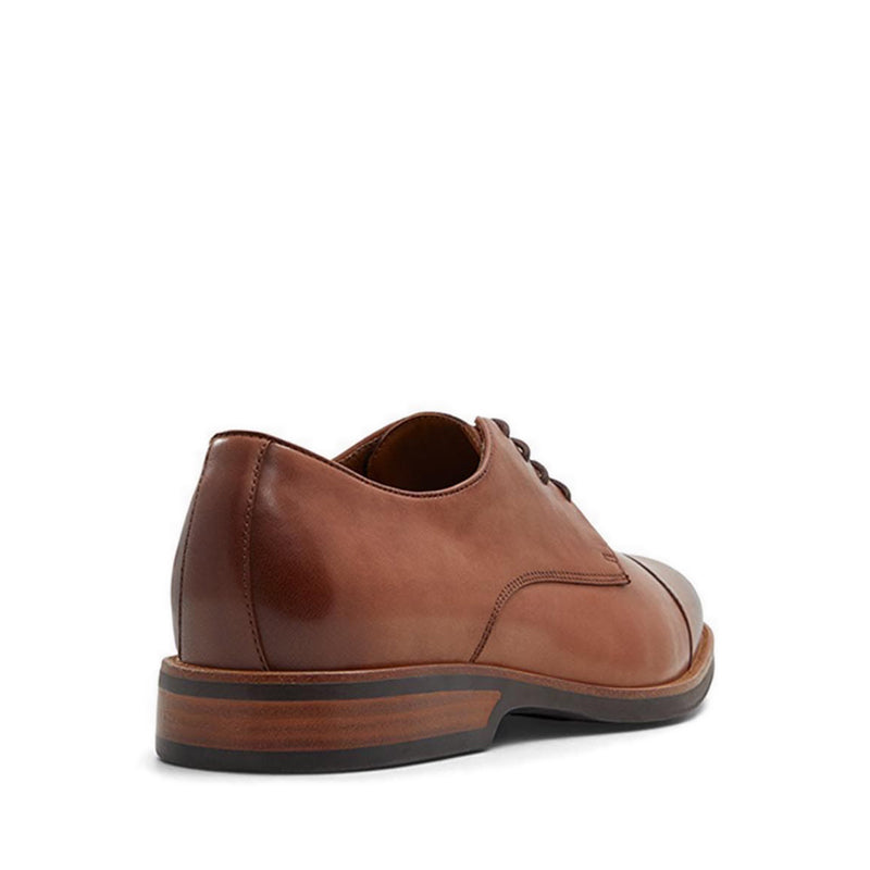 Hanks Men Lace Up Dress Shoe - Cognac