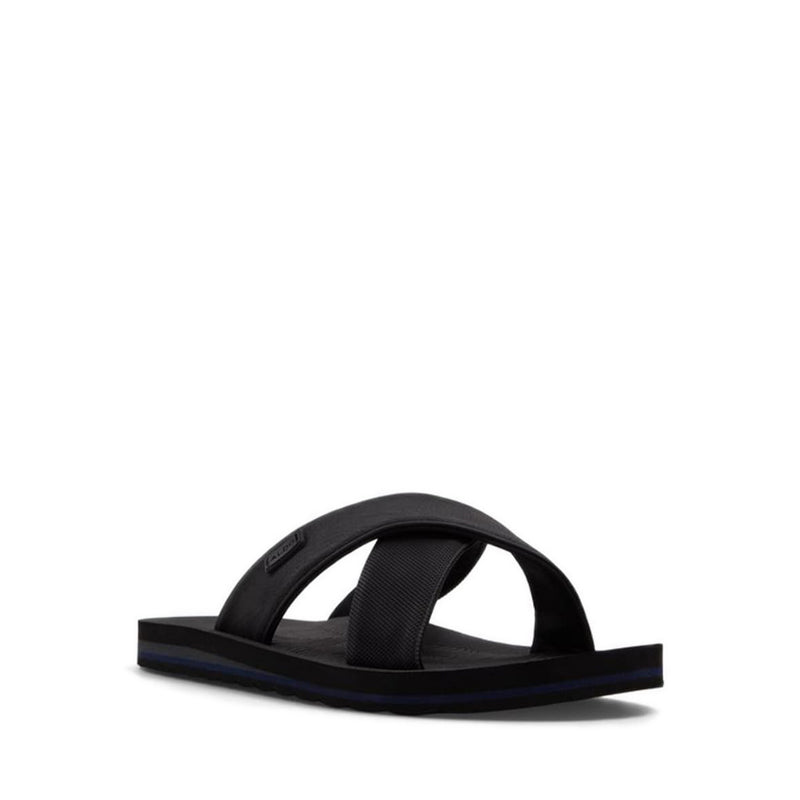Inderpaul Men's Flat Sandals - Black/Black