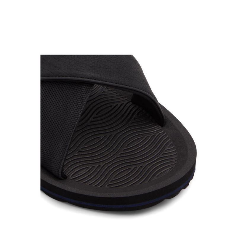 Inderpaul Men's Flat Sandals - Black/Black