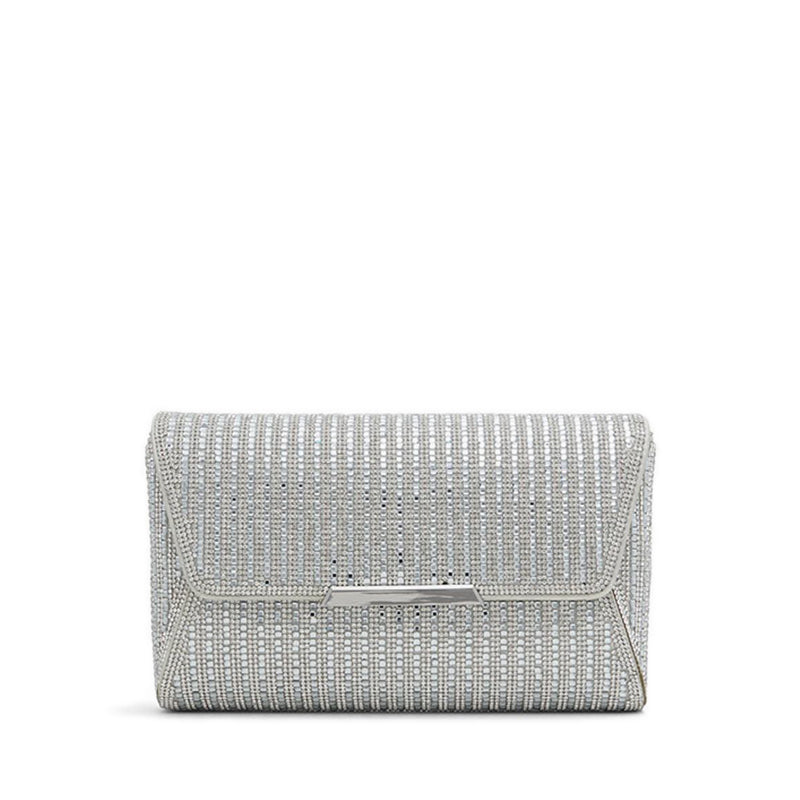 Rania Women Clutch & Evening Bag - Silver