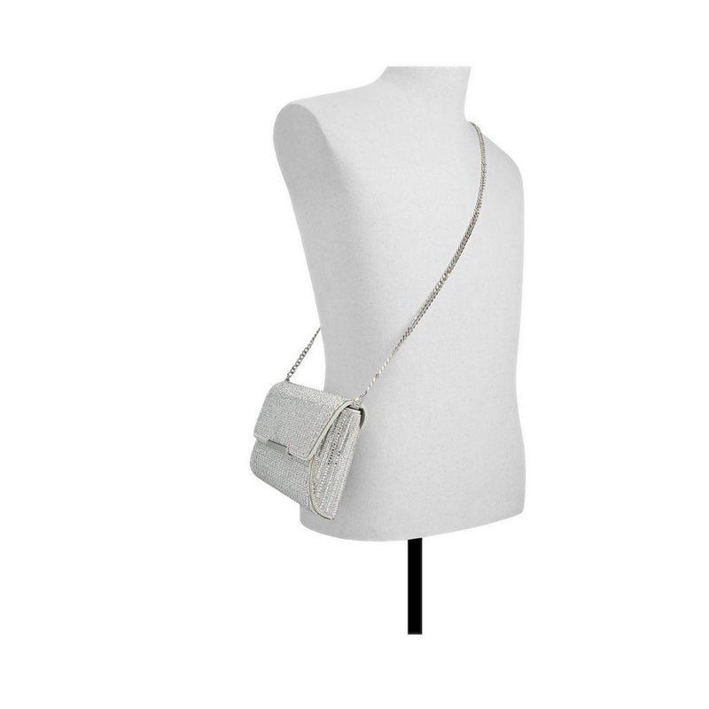 Rania Women Clutch & Evening Bag - Silver