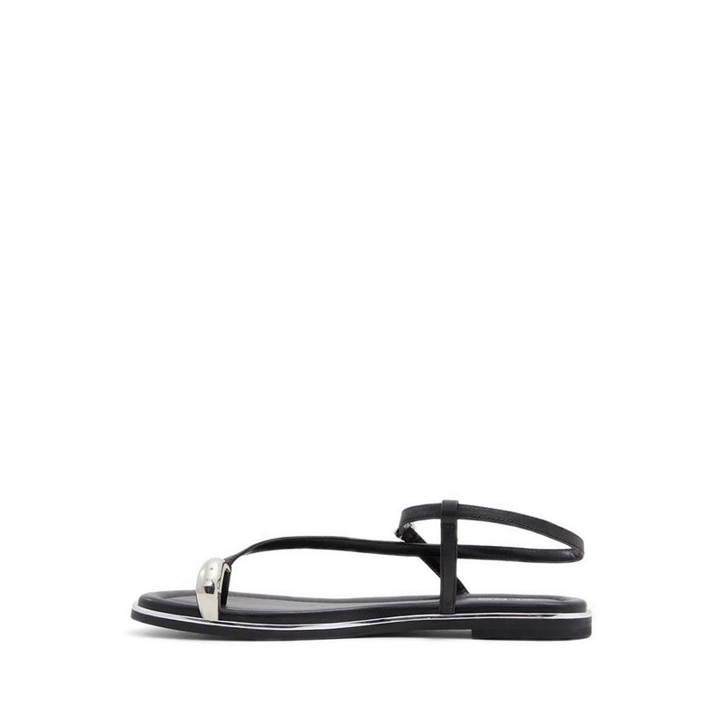 Jomali Women Flat Sandals - Black