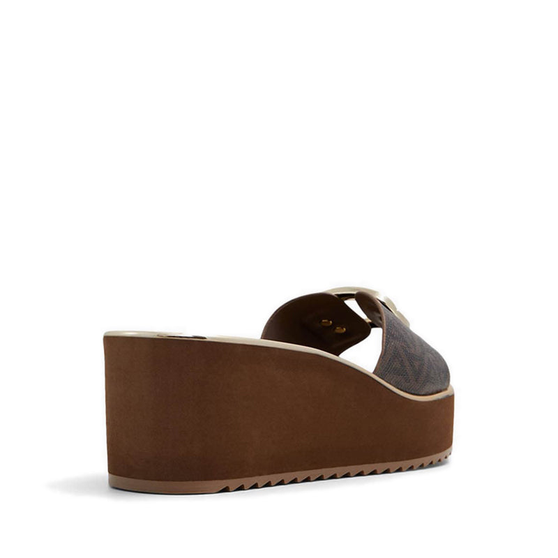 Menhaden Women Wedge Beach Sandal - Brown