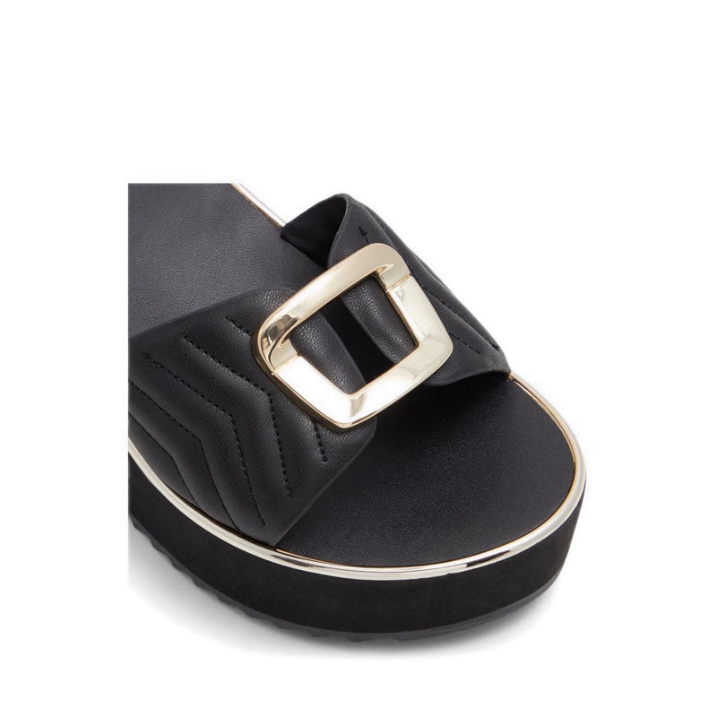 Menhaden Women's Beach Sandals - Black