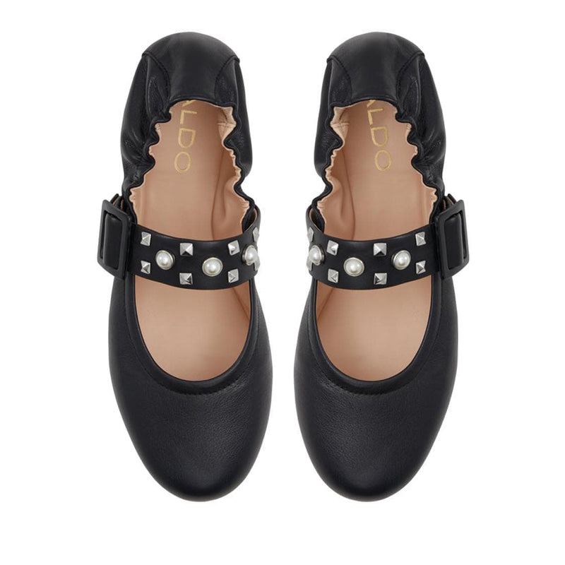 Milenia Women's Ballerina Flats - Black
