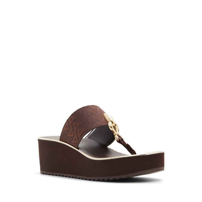 Penelopy Women's Beach Sandals - Open Brown